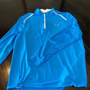 Light Blue Puma Quarter Zip